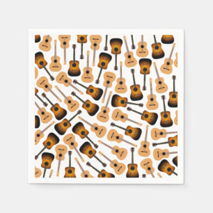 Serviette En Papier Guitares acoustiques