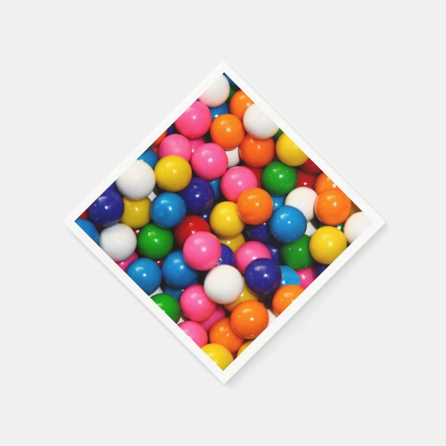 Serviette En Papier Gumballs (Coin)