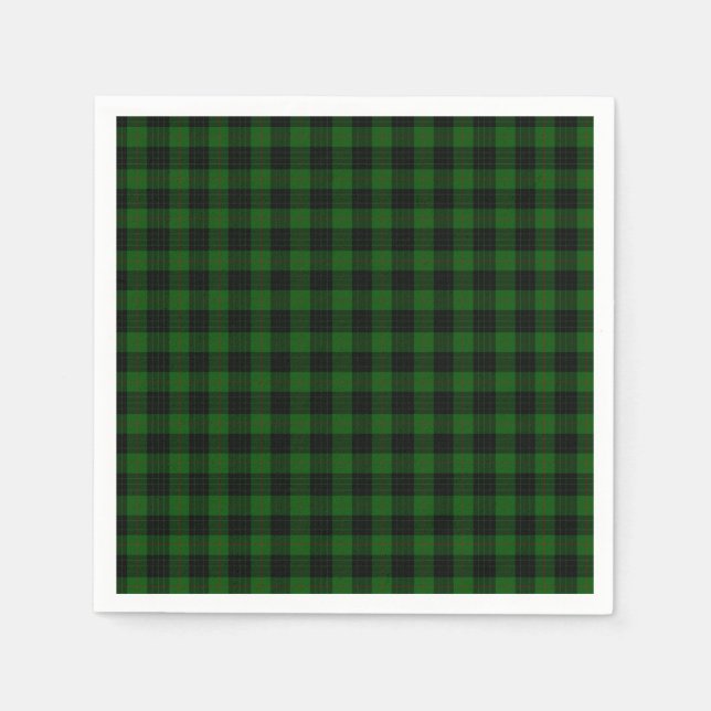 Serviette En Papier Gunn Tartan (Devant)