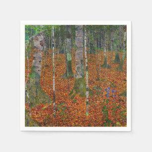 Serviette En Papier Gustav Klimt - Bois de bouleau