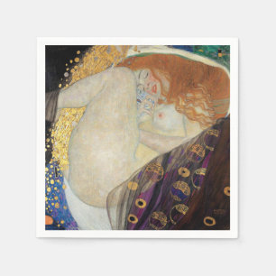 Serviette En Papier Gustav Klimt - Danae