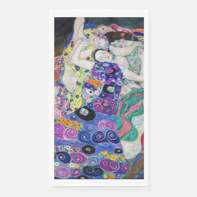 Serviette En Papier Gustav Klimt - La Vierge (Devant)