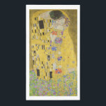 Serviette En Papier Gustav Klimt - Le baiser<br><div class="desc">The Kiss / Der Kuss - Gustav Klimt en 1907-1908</div>
