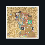 Serviette En Papier Gustav Klimt - Réalisation, Stoclet Frieze<br><div class="desc">L'Arbre de Vie,  La Frieze Stoclet,  Amateurs de réalisation - Gustav Klimt,  Carton,  1909</div>