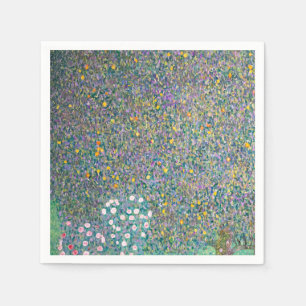 Serviette En Papier Gustav Klimt - Roseraies sous les Arbres