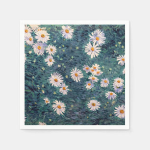 Serviette En Papier Gustave Caillebotte - Lit de marguerites, détails