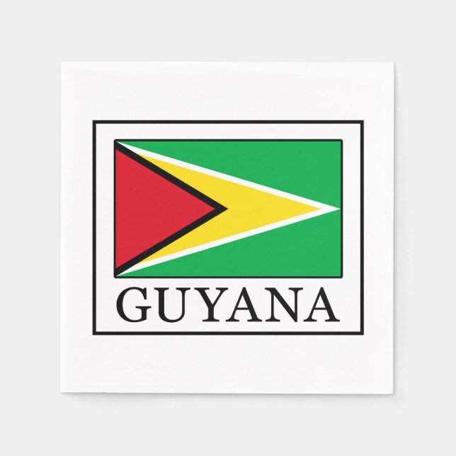Serviette En Papier Guyana (Devant)