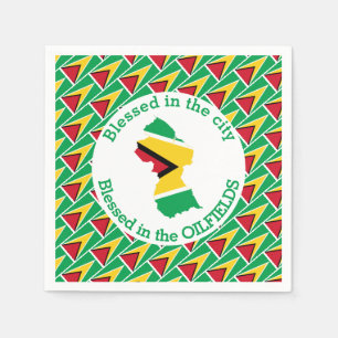 Serviette En Papier GUYANA Personnalisé