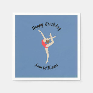 Serviette En Papier Gymnaste féminine