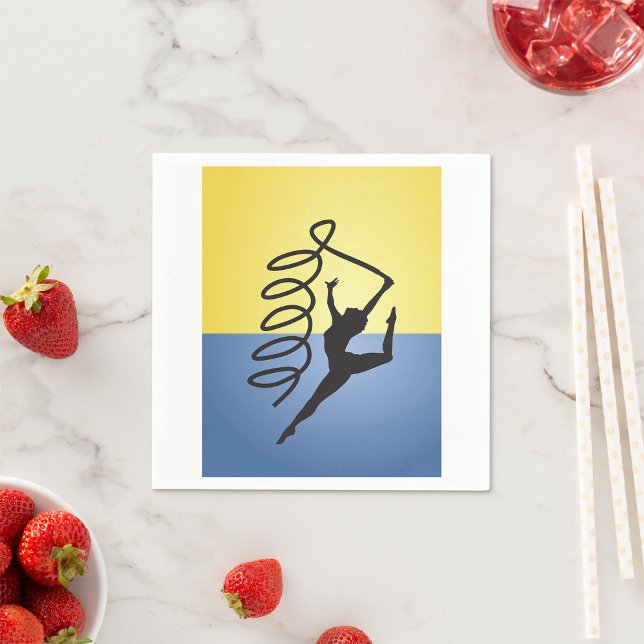 Serviette En Papier Gymnastique Ruban Papier ordinaire serviettes (Créateur téléchargé)