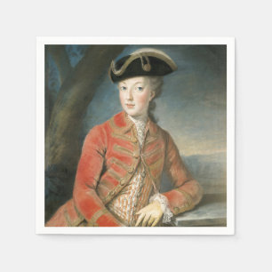 Serviette En Papier Habit de chasse de Papier Napkins Marie Antoinette