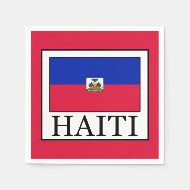 Serviette En Papier Haïti (Devant)