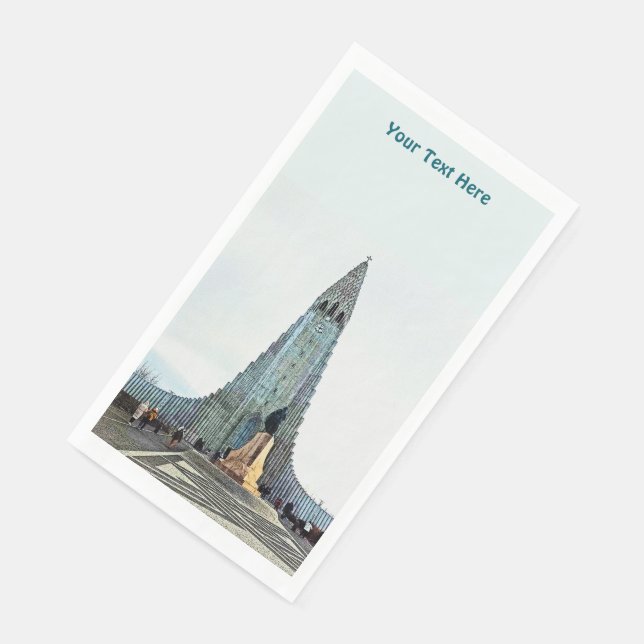 Serviette En Papier Hallgrímskirkja, Reykjavik (Coin)