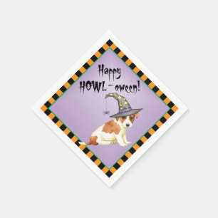 Serviette En Papier Halloweeen Russell Terrier Napkins