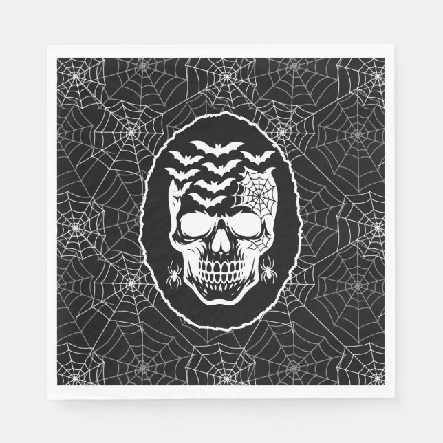Serviette En Papier Halloween (Devant)