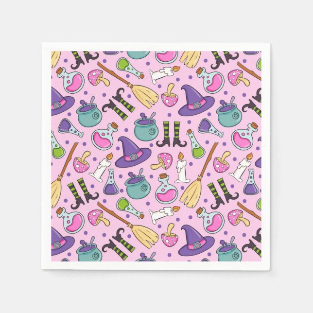 Serviette En Papier Halloween (Devant)