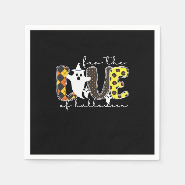 Serviette En Papier Halloween (Devant)