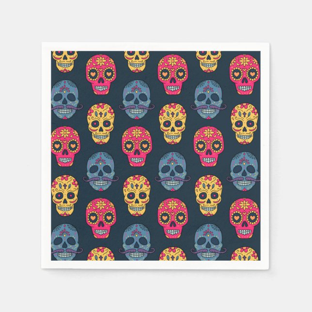 Serviette En Papier Halloween (Devant)