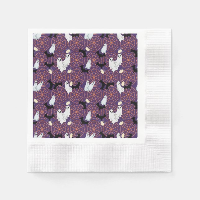 Serviette En Papier Halloween (Devant)