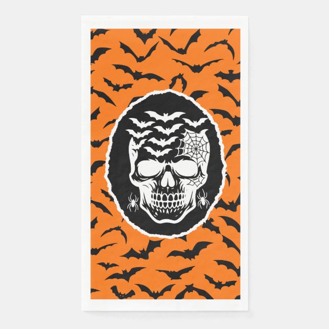 Serviette En Papier Halloween (Devant)