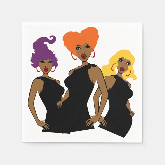 Serviette En Papier Halloween (Devant)