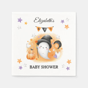 Serviette En Papier Halloween Baby shower Cute Papier Fantôme Napkins