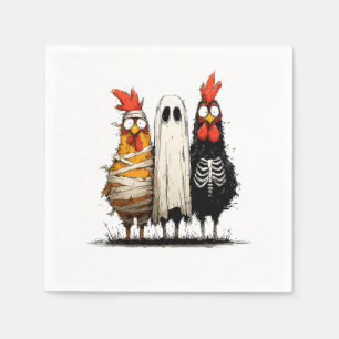 Serviette En Papier Halloween Bash Déplaisant de Cluckin