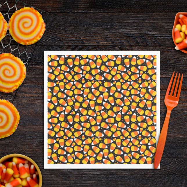 Serviette En Papier Halloween Candy Corn (Créateur téléchargé)