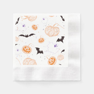Serviette En Papier Halloween délices