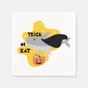 Serviette En Papier Halloween du requin