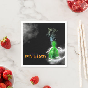 Serviette En Papier Halloween éffrayant Ghoarly Halloween