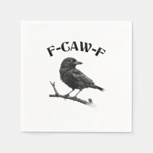Serviette En Papier Halloween F-CAW-F du Corbeau