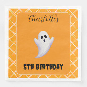 Serviette En Papier Halloween Fantôme Anniversaire
