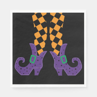 Serviette En Papier Halloween Fête Personnalisée Retro Coloré