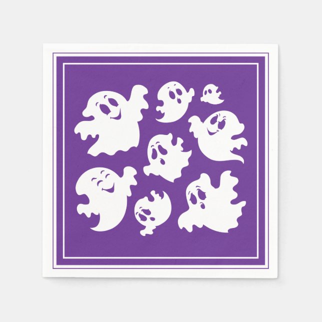 Serviette En Papier Halloween Ghost (Devant)