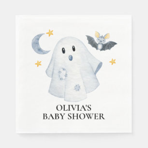Serviette En Papier Halloween Ghost Little Boo Baby shower