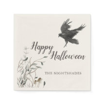 Halloween gothique éffrayant | Corbeau noir