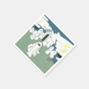 Serviette En Papier Halloween Grave Yard Shift