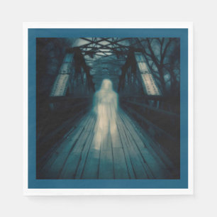 Serviette En Papier Halloween - Haunted Bridge 1