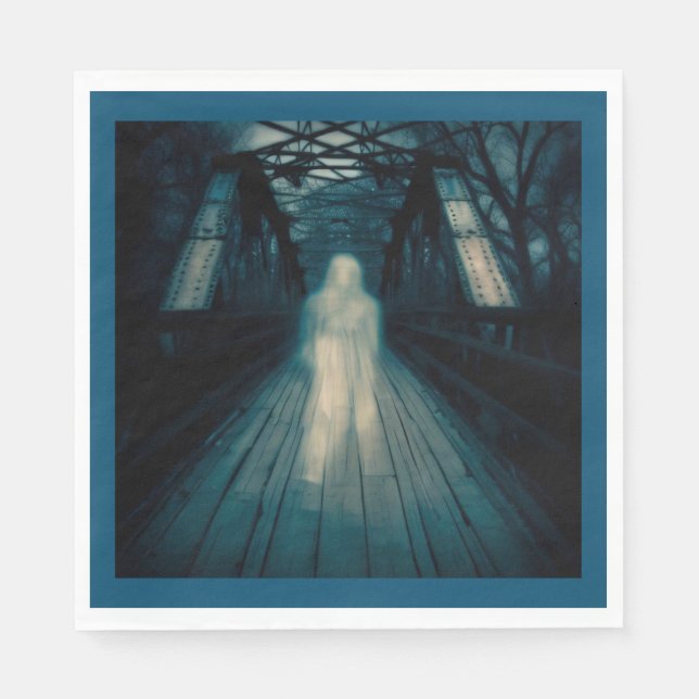 Serviette En Papier Halloween - Haunted Bridge 1 (Devant)