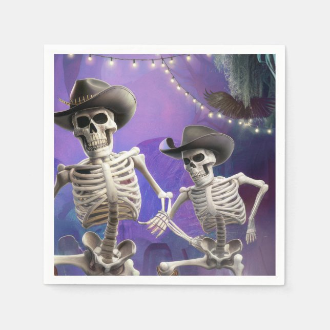 Serviette En Papier Halloween Hoedown, Halloween Throwdown ! (Devant)