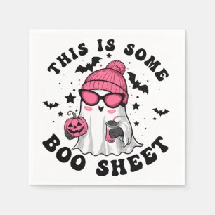 Serviette En Papier Halloween humoristique "C'est un livre"