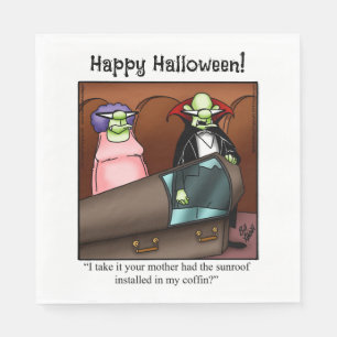 Serviette En Papier Halloween Humour Halloween Party Napkins