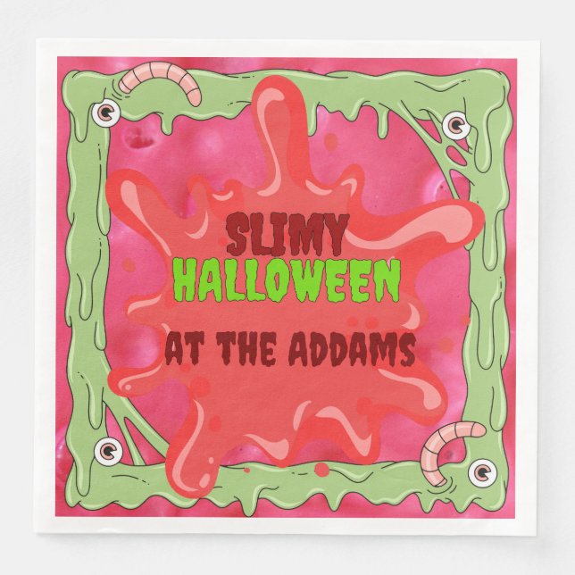 Serviette En Papier Halloween mince (Devant)