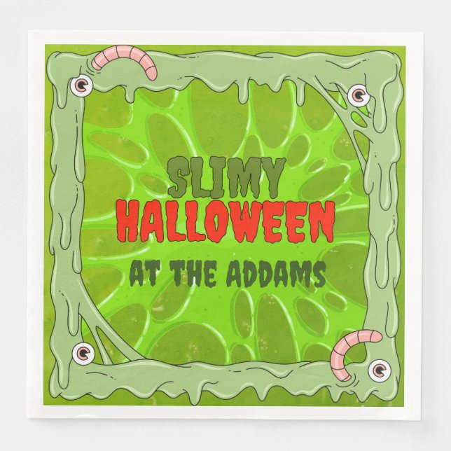 Serviette En Papier Halloween mince (Devant)
