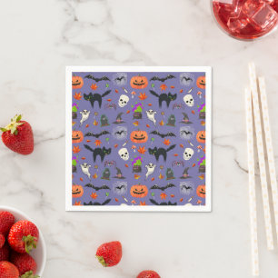 Serviette En Papier Halloween mou et effrayant