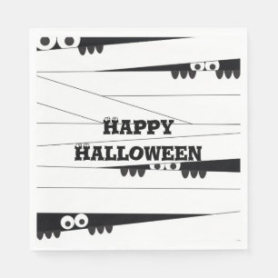 Serviette En Papier Halloween Peeking maman