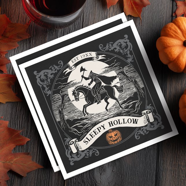 Serviette En Papier Halloween sans tête Horseman Sleepy Hollow (Créateur téléchargé)