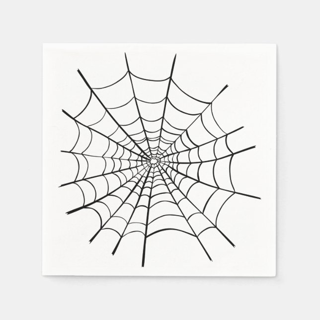 Serviette En Papier Halloween Spider Web (Devant)