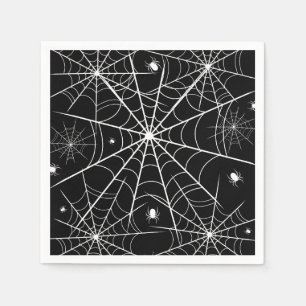 Serviette En Papier Halloween Spider Web